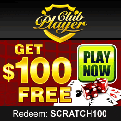 Club Player - Scratch Here for $100 Free Club Player - Scratch Here for $100 Free