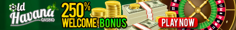Old Havana Casino 468 X 60 Horizontal Banner